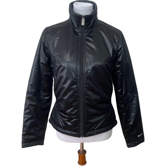 Nike Jackets & Blazers - Nike Womens Small Black Reversible Light Spring Summer Fall Jacket Neutral